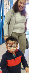 Spiderman & Mom at the Fall Festival